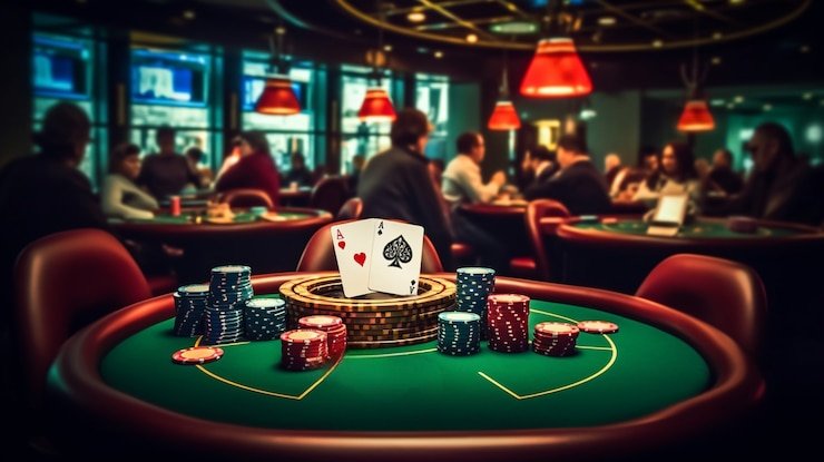 Tim kembang128 slot bekerja di pusat operasi dengan monitor menampilkan pasar Liga 1 dan kasino langsung